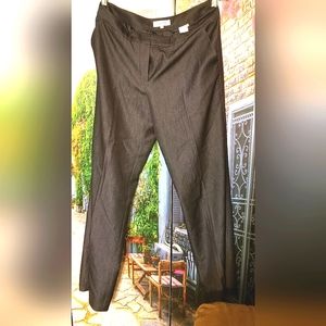 Calvin Klein Dark Grey Slacks/Pants/straight legs